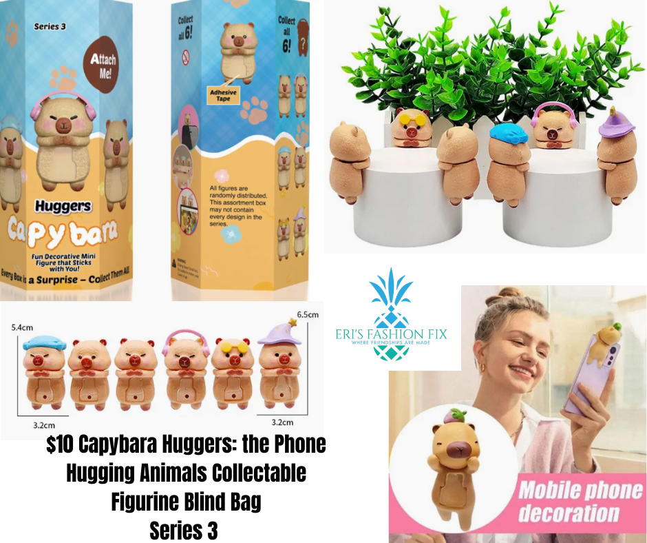 Capybara Huggers: the Phone Hugging Animals Collectable Figurine Blind Bag