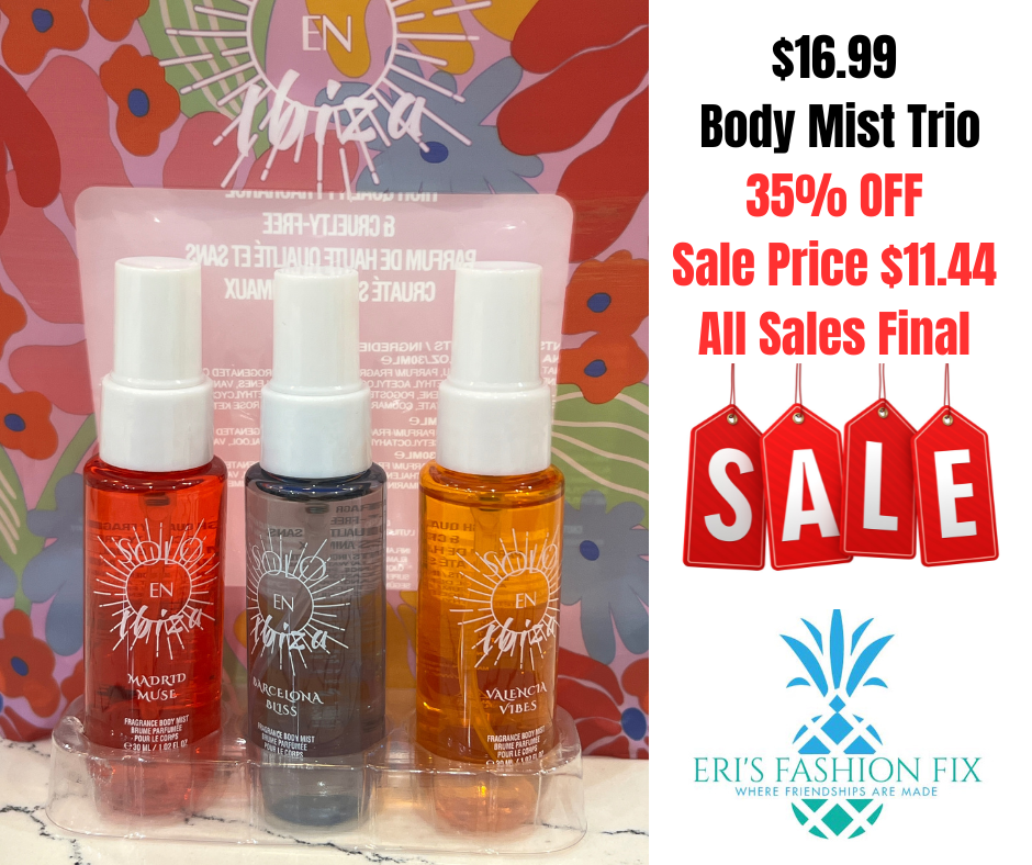 PE Body Mist Trio