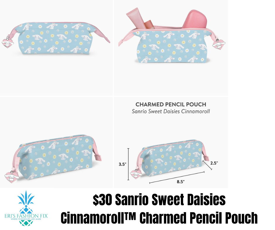 Sanrio Sweet Daisies Cinnamoroll™ Charmed Pencil Pouch