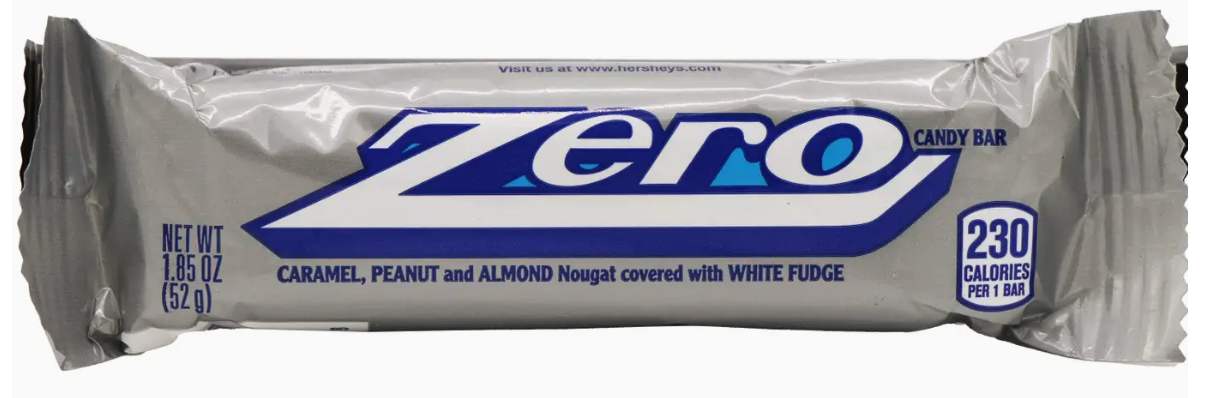 GJ Zero Candy Bar, 1.85oz
