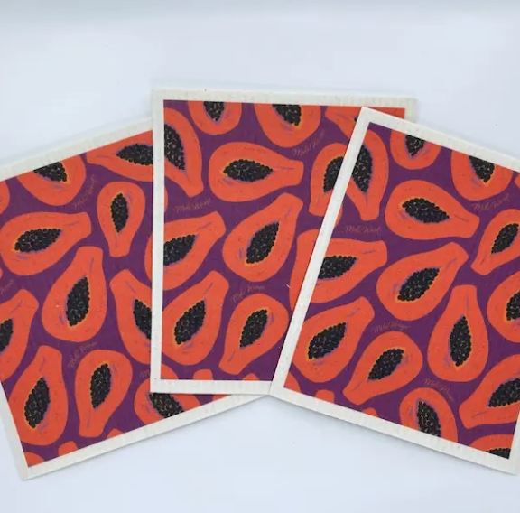 Meli Swedish Dish Cloths 8"x7" Set of 3