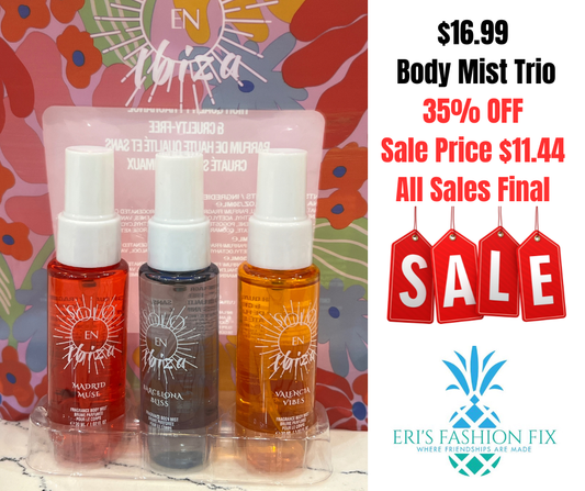 PE  Body Mist Trio
