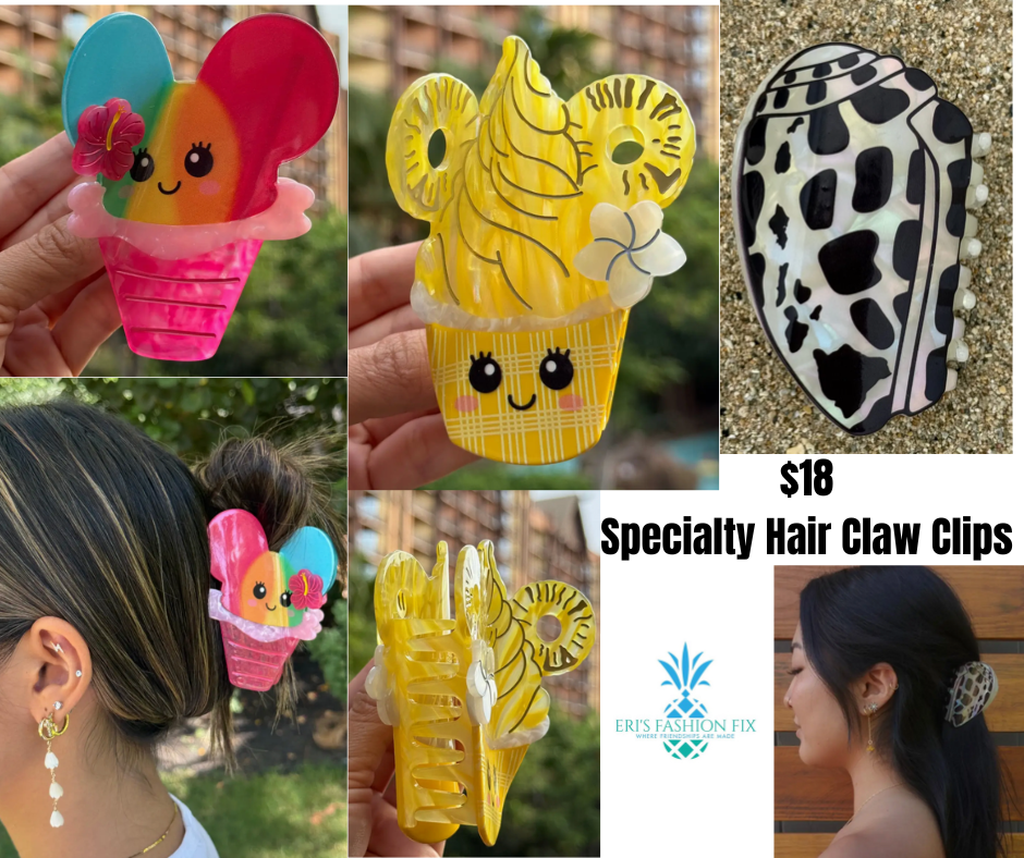 PH Hawaii Specialty Hair Claw Clips
