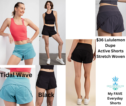 RM 6235 STRETCH WOVEN 2 IN 1 ACTIVE SHORTS