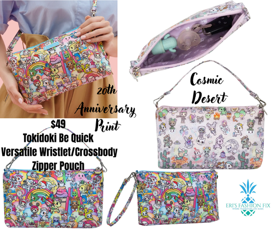 Tokidoki Be Quick wristlet or clutch purse
