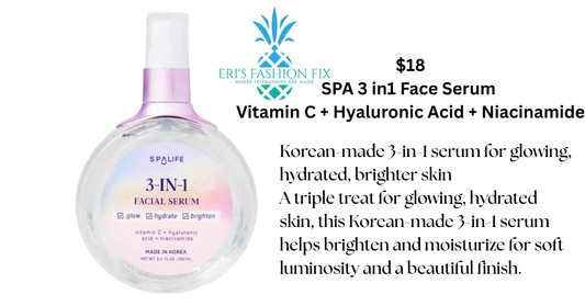 SPA 3 in1 Face Serum Vitamin C + Hyaluronic Acid + Niacinamide
