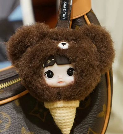 Blind Box  Nommi 100% Sweetness Series Kawaii Plush Doll Keychain(1pc)