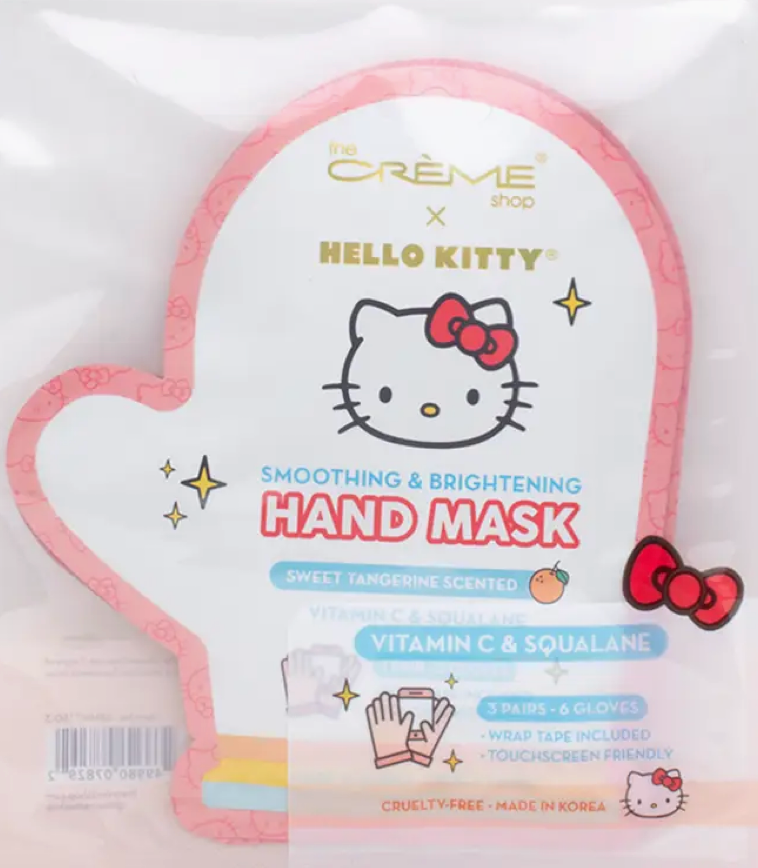 THE CREME SHOP X HELLO KITTY SWEET TANGERINE SCENTED HAND MASK SET OF 3