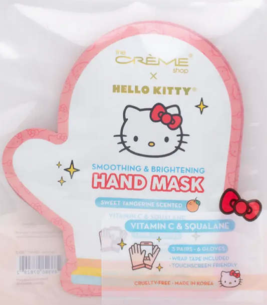 THE CREME SHOP X HELLO KITTY SWEET TANGERINE SCENTED HAND MASK SET OF 3