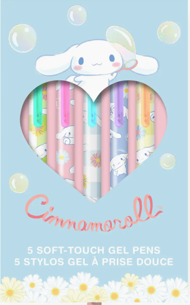 Sanrio Sweet Daisies Cinnamoroll™ Soft-Touch Gel Pen Set