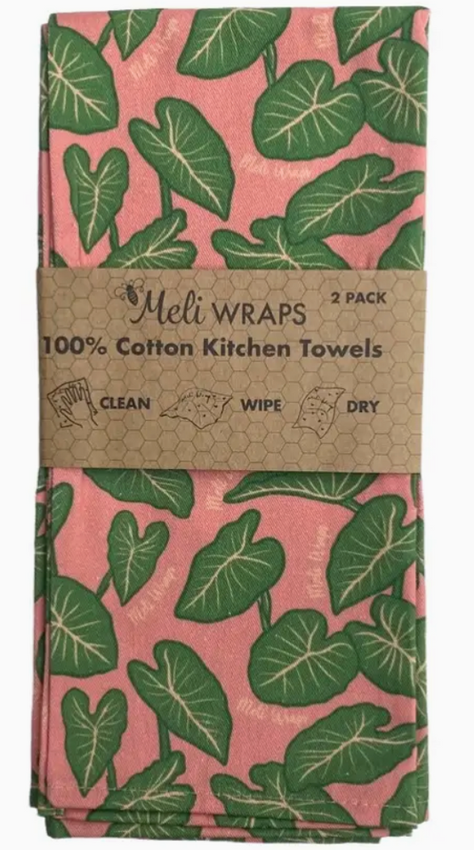 Meli Cotton Kitchen Towel Set of 2 - 24"x16"