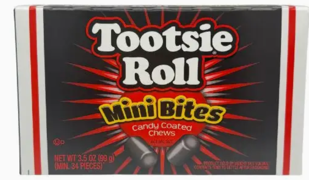 GJ Tootsie Roll Mini Bites 3.5oz Theater Box