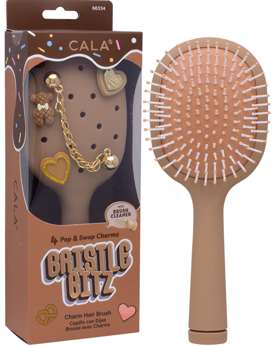Cala Bristle Bitz Charm Hair Brush