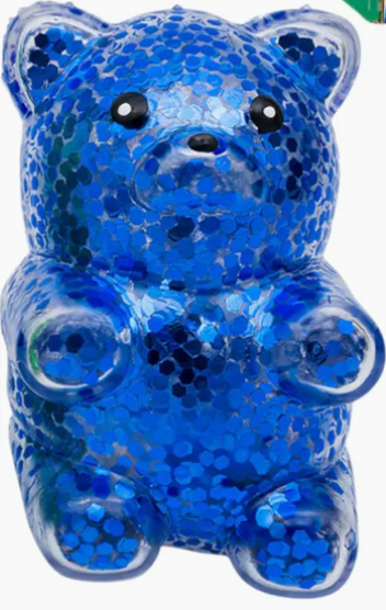 CC Light Up Glittery Air Bear Fidget Toy