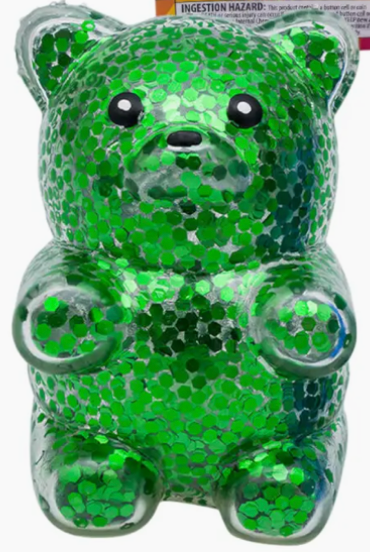 CC Light Up Glittery Air Bear Fidget Toy