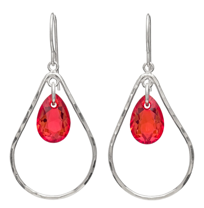 Kenda Kist TEARDROP WITH CRYSTAL DROP EARRING