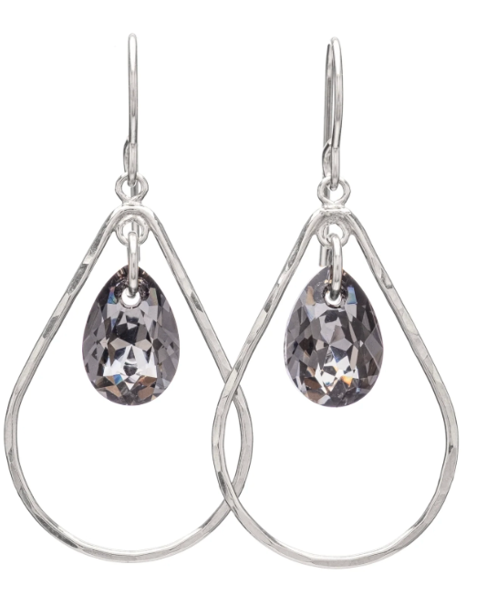 Kenda Kist TEARDROP WITH CRYSTAL DROP EARRING